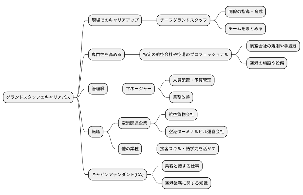 キャリアアップの道筋