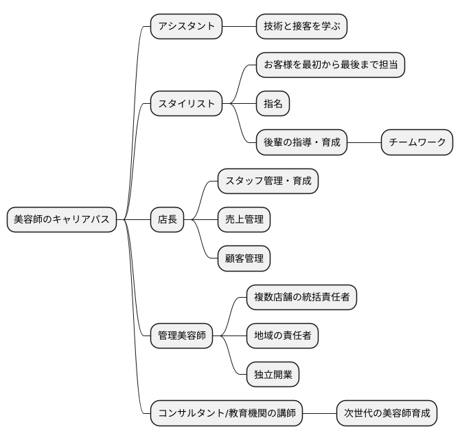 キャリアアップの道筋
