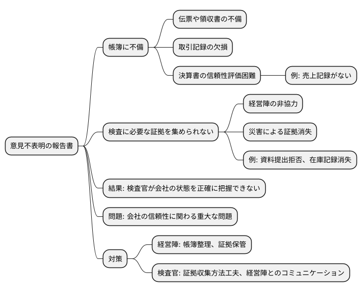 意見不表明の理由